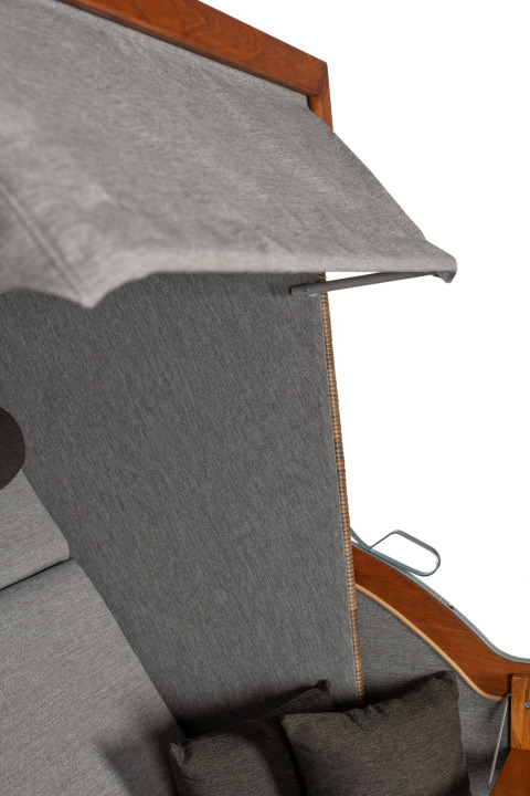 Strandkorb Tinnum Pinie PE griseum Dessi... Strandkorb Tinnum Pinie PE griseum Dessi...